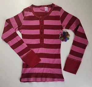 Girls Cutie Patootie Long Sleeve Top with Stripes Size 4 6 8 10 12 14 - Picture 1 of 9