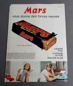 PUB PUBLICITE ANCIENNE ADVERT CLIPPING 310817/ MARS VOUS DONNE DES FORCES NEUVES - Imagen 1 de 1