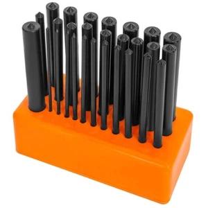 28pc STARK TOOLS MACHINISTS TRANSFER PUNCH SET ALLOY STEEL 3/32"-1/2" #13130 - Picture 1 of 2