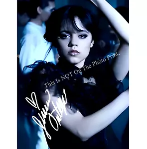 Wednesday Jenna Ortega Addams Family Autograph Signature Signed 8X10 Photo E184 - Picture 1 of 4