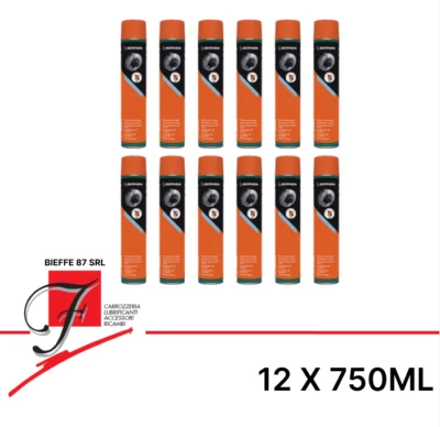 PULITORE FRENI BERNER KIT 12 PEZZI DA 750ML - SUPERSGRASSANTE FRENI - SPRAY 360° - Image 1 of 4