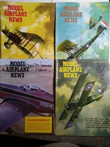 Model Airplane News March, May, November & December 1964 - complete - Picture 1 of 12