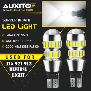 AUXITO T15 LED Reverse Back Up Light Bulb 921 912 W16W 904 906 White 6000K LN - Picture 1 of 9