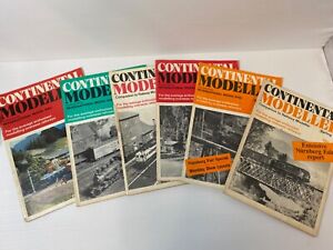 5x Continental Modeller Vintage 1980 - 1983 Magazine Set Bundle Train Job-Lot