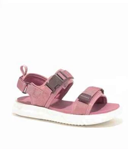 New Balance 600 Puffy Rosewood & Sea Salt Sandals Size 7 Women/ 5 Mens - Picture 1 of 5