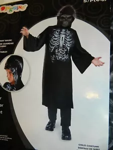 Verkleidung versteckter Sensenmann Halloween Kostüm Größe 4-6 klein - Bild 1 von 5