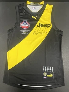 AFL RICHMOND TIGERS Dustin Dusty Martin Signed 2019 Premiers Guernsey Jumper - Picture 1 of 3
