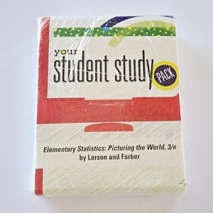 Your Student Study Pack Elementary Statistics Picturing the World 3/e Sealed - Picture 1 of 12