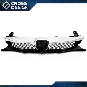Fit For 2009 2010 2011 Honda Civic Sedan Chrome Trim Bumper Upper Grill Grille - Picture 1 of 12