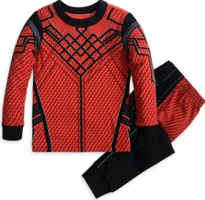 NWT Disney PJ PALS Marvel 2-Pc Long Sleeve Costume Pajamas Red Black Sz 6 7 8 10 - Picture 1 of 20