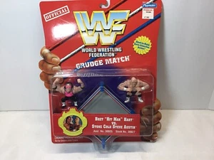 WWF GRUDGE MATCH BRET HIT MAN HART STONE COLD STEVE 1997 - PLAYMATES - Picture 1 of 4