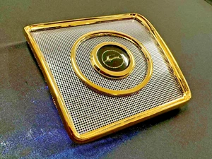 Parrilla de altavoz Impala 1962-64 dos tonos oro 24kt - Imagen 1 de 1
