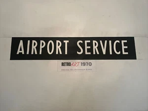 Airport Service - Acocks Green 1.10 1975 Bus Blind 35” Gift - Picture 1 of 12