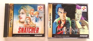 Snatcher Policenauts Konami Game set Limited Sega Saturn Japan import - Picture 1 of 24