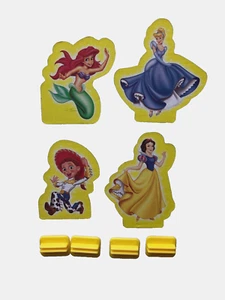 SORRY THE DISNEY EDITION GAME REPLACEMENT PARTS 4 YELLOW DISNEY MOVERS 2001 - Picture 1 of 1