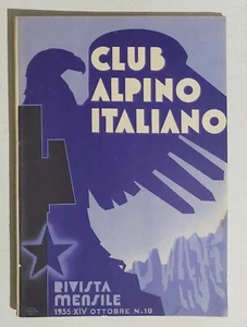 29316 Rivista mensile del "Club Alpino Italiano" - N. 10 1935 - Carboni ed. - Picture 1 of 5