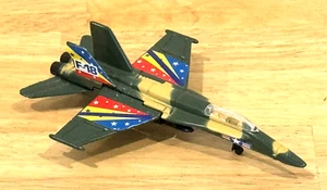 VINTAGE ROAD CHAMPS FLYERS F-18 HORNET DIECAST COMBAT JET AIRPLANE - Picture 1 of 10
