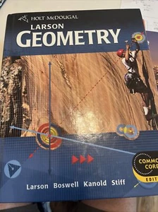 Holt McDougal Larson Geometry Common Core Student Textbook. LIKE NEW !! - Picture 1 of 1