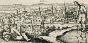 SOLOTHURN - Gesamtansicht - Meisners Schatzkästlein - Kupferstich 1628 - Picture 1 of 2