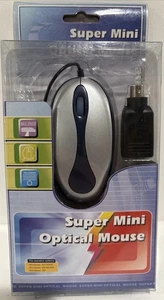 Mini (Wired) Travel Mouse with Optical Scroll and Retractable USB Cable-NEW - Picture 1 of 7