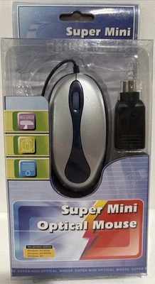 Mini (Wired) Travel Mouse with Optical Scroll and Retractable USB Cable- New - Image 1 of 4