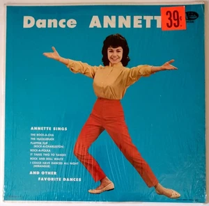 Annette Funicello "Dance Annette" LP Flapper Hokey Pokey Glide Hucklebuck Tango - Picture 1 of 3