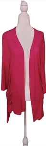 logo by lori goldstein Strickjacke Medium Rosa Knopfleiste Viertelarm... - Bild 1 von 3
