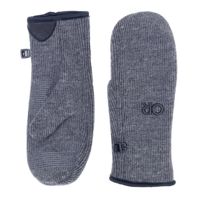 Outdoor Research Flurry Women's Mittens, Charcoal, Large - Image 1 of 3