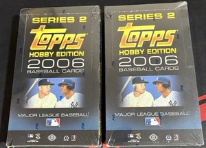 2x 2006 Topps Series 2 Baseball Hobby Boxes Factory Sealed - Picture 1 of 1