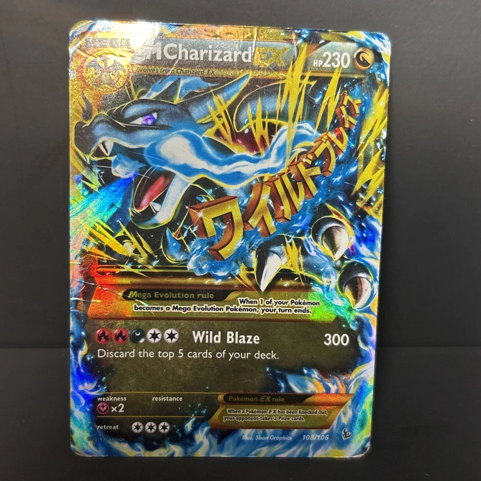 M Charizard EX (X) (Secret) 108/106 Flashfire Holo HP-DMG - Image 1 of 4