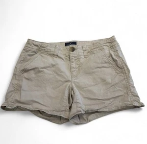 American Eagle Women’s Shortie Stretch Shorts in Khaki Size 0 Gorpcore Hiking - Picture 1 of 11