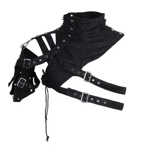 Vintage Viktorianische Steampunk Leder Schultertasche Schultertasche Arm - Picture 1 of 7