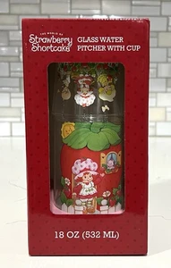 ERDBEER SHORTCAKE GLAS WASSERKRUG MIT TASSE - Bild 1 von 7