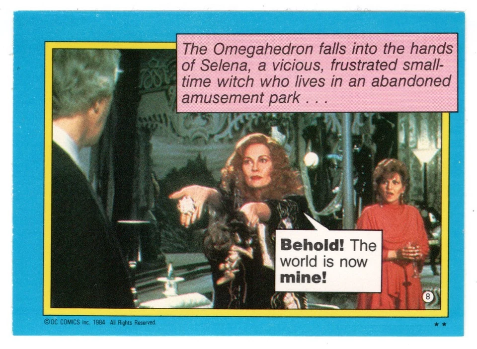 The Omegahedron - Supergirl - (Trading Card) 1984 Topps # 8 - Mint - Image 1 of 1