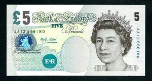 Bank of England (P391b) 5 Pounds 2002 Lowther UNC - Bild 1 von 2