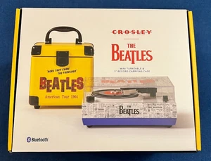 Beatles RSD2024 Turntable by Crosley with Four 3" Records & Case - Brand New! - Picture 1 of 6