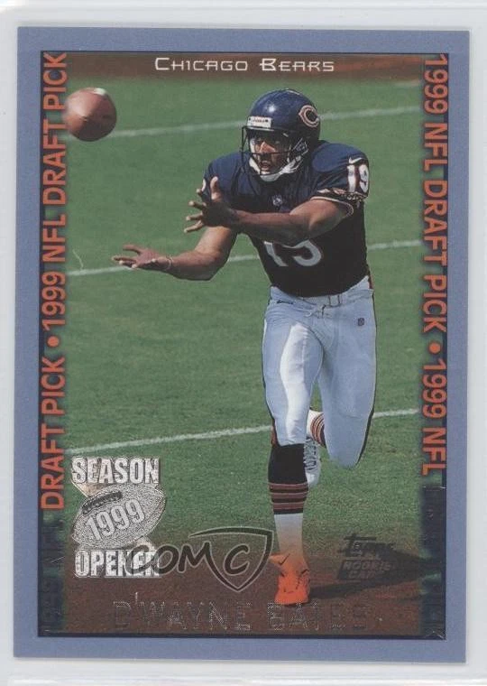 1999 Topps Season Opener 1999 NFL Draft Pick D'Wayne Bates #156 Rookie RC - Image 1 of 2