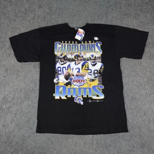 Camisa De Colección St Louis Rams Hombres Grande NFL Super Bowl XXXIV Campeones Y2K 2000 L - Imagen 1 de 13