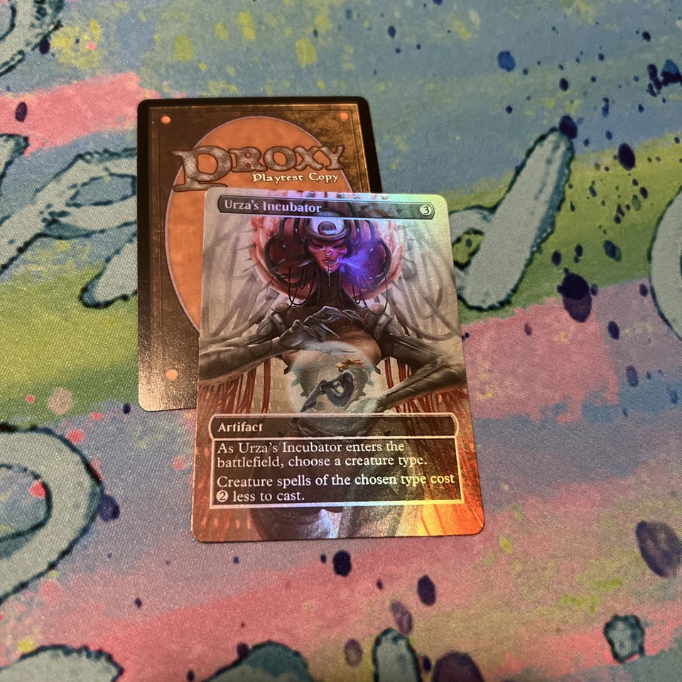 Urza’s Incubator Full Art Foil Mtg Play Test Card Metroid  - Image 1 of 1