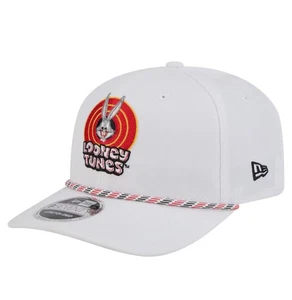 Bugs Bunny Looney Tunes New Era Rope 9Seventy New Era Stretch Snap Hat Cap White - Picture 1 of 5