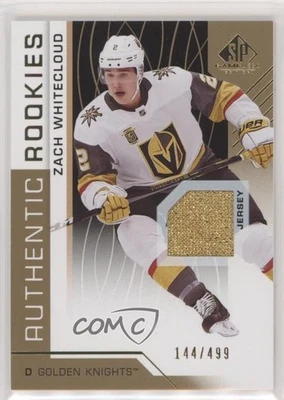 2018 SP Game Used Authentic Rookies Gold Jersey /499 Zach Whitecloud Rookie RC - Image 1 of 2