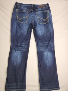 BKE Jeans Herren 36x30 Blau Tyler Straight Darker Wash Mid Rise Denim Q285 - Bild 1 von 8