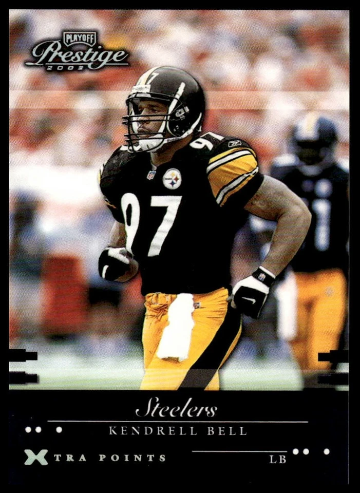 2002 Playoff Prestige #117 Kendrell Bell Xtra Points Purple #/150 - Image 1 of 2