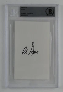 Al Gore Signed Slabbed 3x5 Index Card 45th US Vice President Beckett COA - Picture 1 of 3