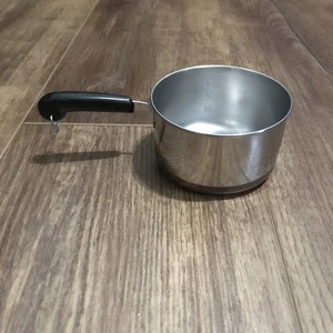Vintage Stainless Steel Measuring Cup Revere Ware Style Copper Bottom 1 Cup (B) - Picture 1 of 4