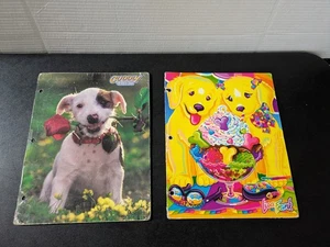 Vintage 90’s Lisa Frank Casey Candy Puppy Love and Cuddly Cuties Folder - Picture 1 of 4