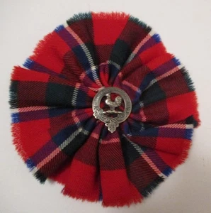 PIN BROCHE TARTÁN ESCOCÉS HECHO A MANO DE COLECCIÓN ~ HALLAZGO LIMPIO DE PATRIMONIO ~ - Imagen 1 de 3