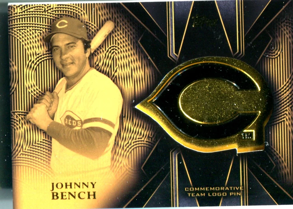 Johnny Bench 2016 Topps Team Logo Pin Card - Image 1 of 1