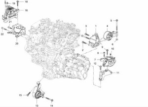GENUINE NEW HOLDEN CRUZE 2011-2015 2.0L DIESEL MANUAL T/M LH ENGINE MOUNTING - Picture 1 of 2
