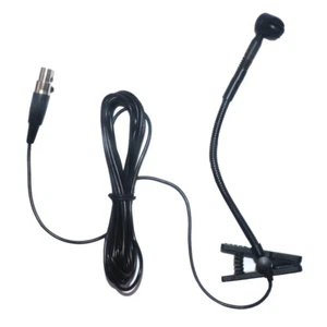 mini XLR 3P Cardioid Gooseneck Music Instrument Microphone for AKG Samson System - Picture 1 of 6